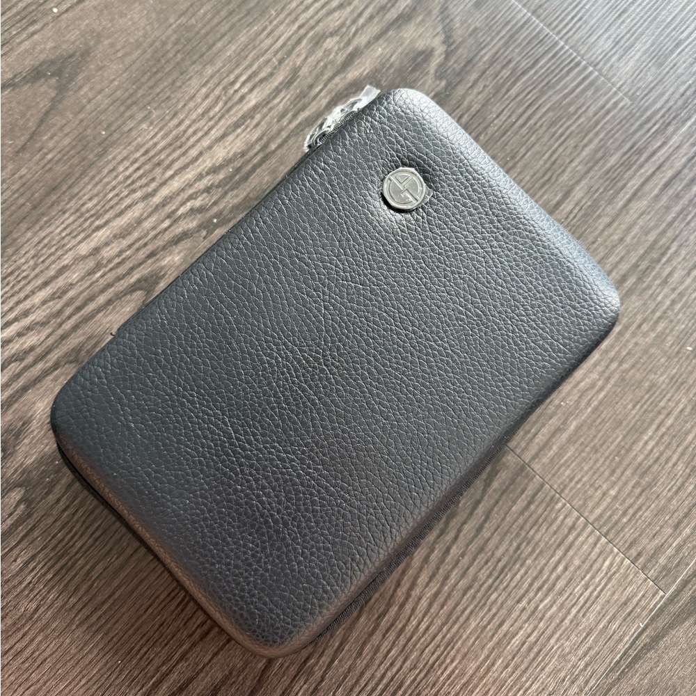 Giorgio Armani Zip-up Pouch | Amenity Bag | EVA Air Business Class